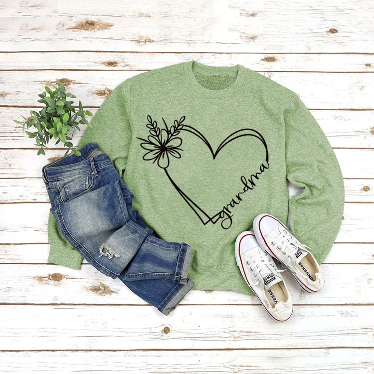 Olive green sweater black fon