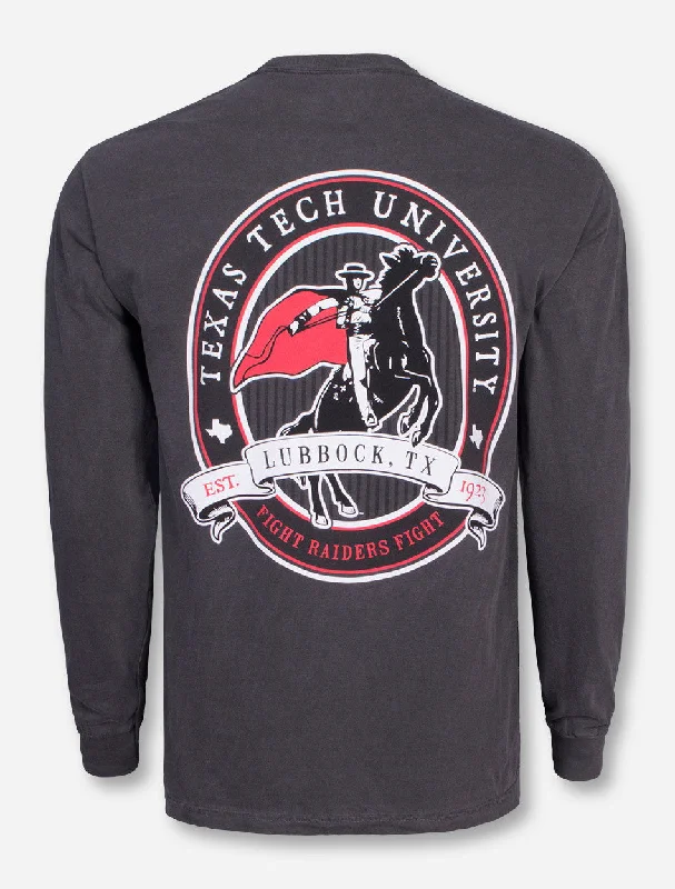 Texas Tech "Tonal Oval" Masked Rider Label Long Sleeve T-Shirt