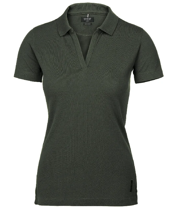 Oversized polo shirtOlive - Women’s Harvard v-neck – stretch deluxe polo