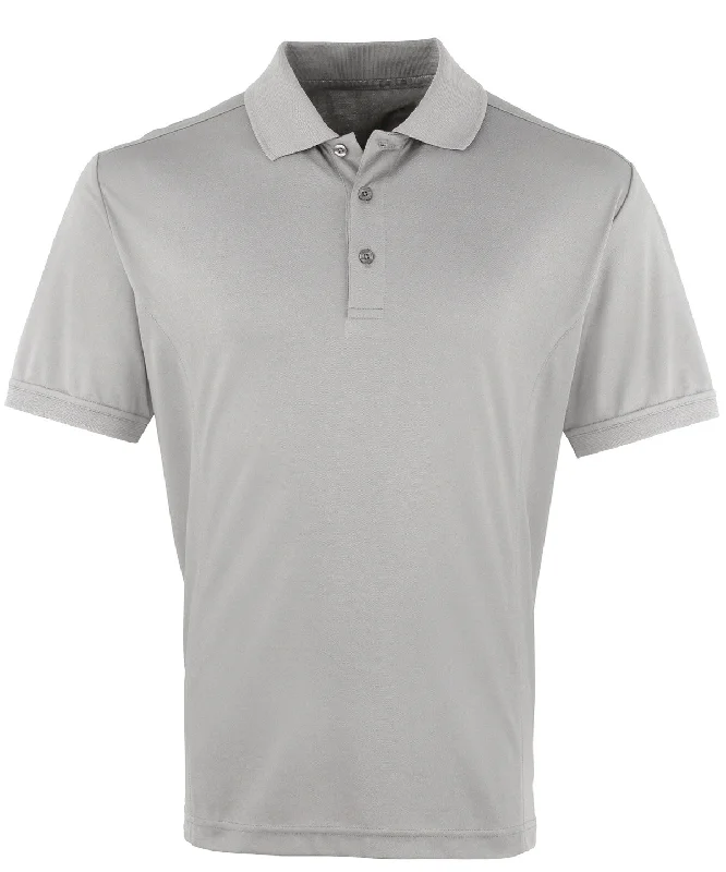 Oversized polo shirtSilver* - Coolchecker® piqué polo