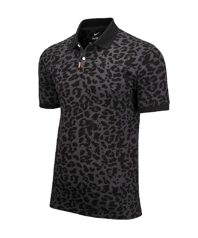 Performance polo shirtSmoke Grey/Black - Nike polo golf primal print slim