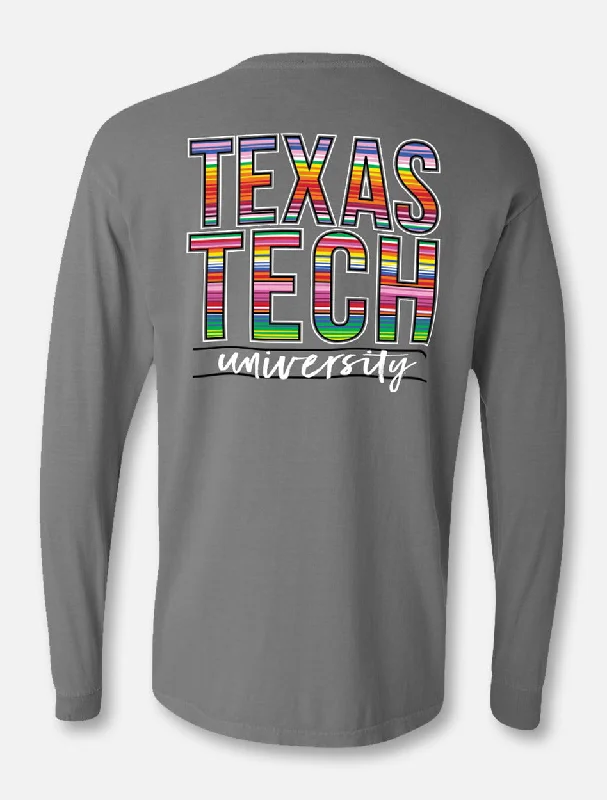 Texas Tech Red Raiders Stacked "Baja Blanket" Long Sleeve T-Shirt