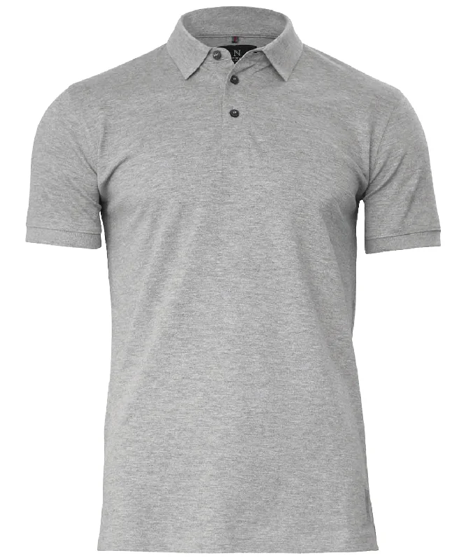 Tech polo shirtGrey Melange - Harvard classic – stretch deluxe polo