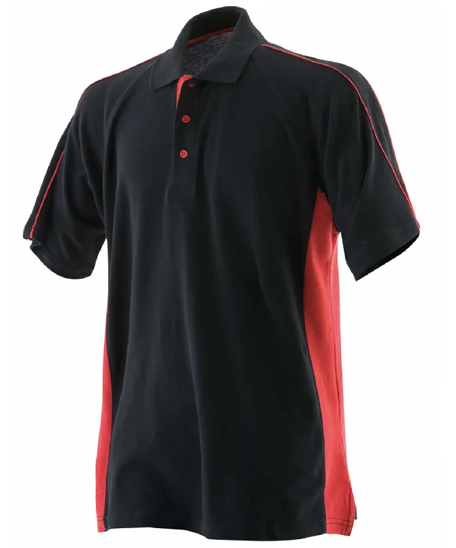 Evening polo shirtBlack/Red - Sports polo