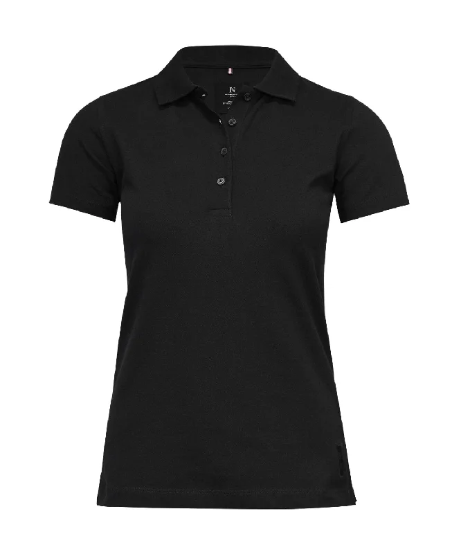 Printed polo shirtBlack - Women’s Harvard classic – stretch deluxe polo