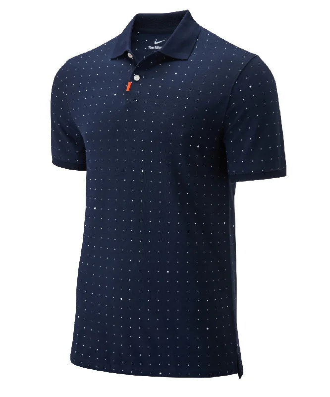 Compression polo shirtObsidian - The Nike polo golf space dot slim