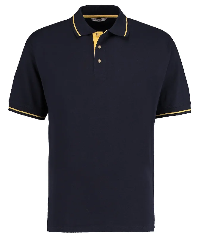 Camouflage polo shirtNavy/Sun Yellow - St Mellion polo (classic fit)