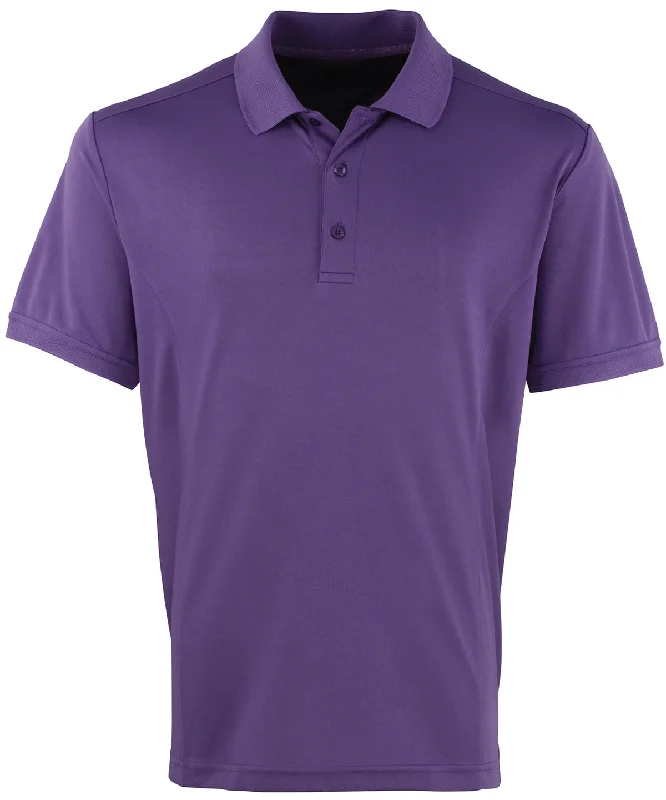 Short-sleeve polo shirtPurple - Coolchecker® piqué polo