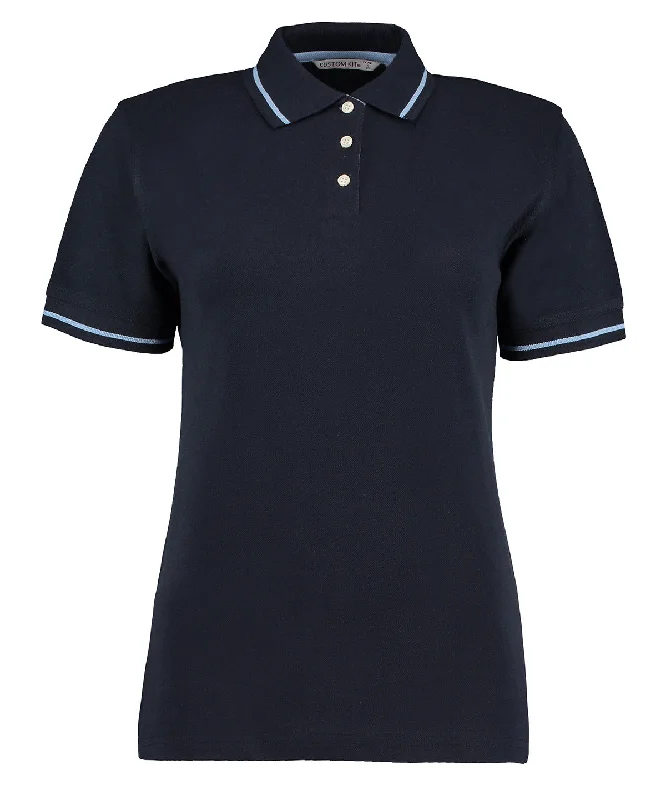 Budget polo shirtNavy/Light Blue - Women's St Mellion polo (classic fit)