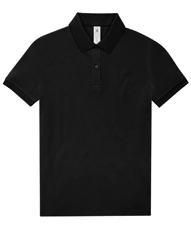 Sustainable polo shirtBlack* - B&C My Polo 180 /Women