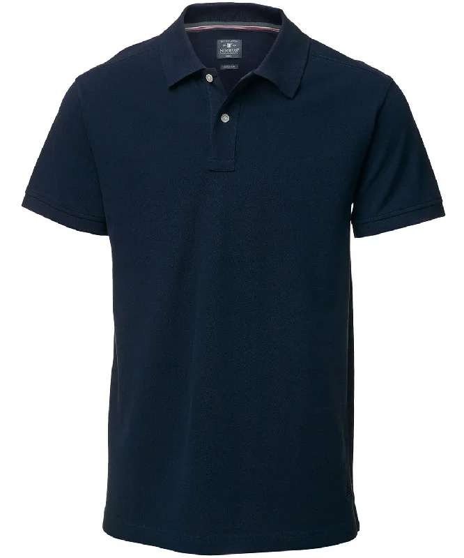 Zip-up polo shirtNavy - Yale – the luxurious classic polo