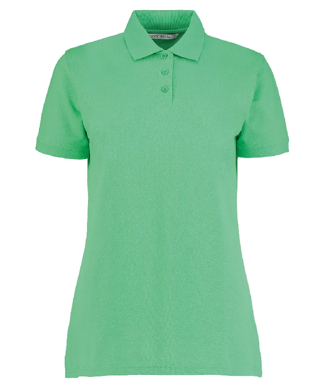 Zip-up polo shirtApple Green - Klassic polo women's with Superwash® 60°C (classic fit)