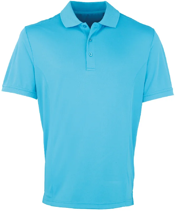 Regular-fit polo shirtTurquoise - Coolchecker® piqué polo