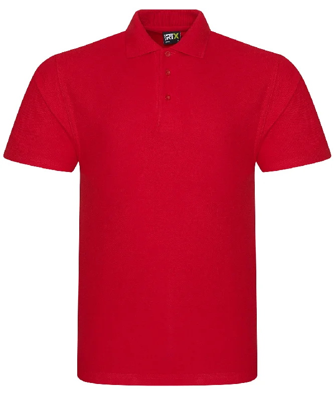 Long-sleeve polo shirtRed - Pro polo (C)