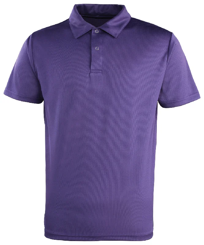 Tie-dye polo shirtPurple - Coolchecker® studded polo