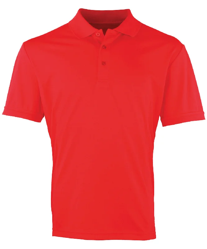 Slim-fit polo shirtStrawberry Red - Coolchecker® piqué polo