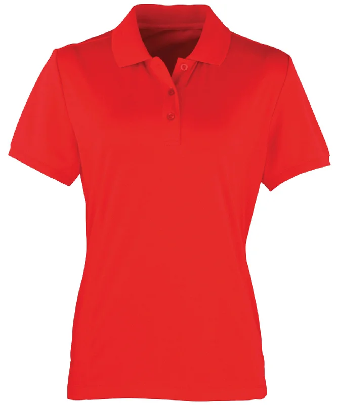 Party polo shirtStrawberry Red - Women's Coolchecker® piqué polo