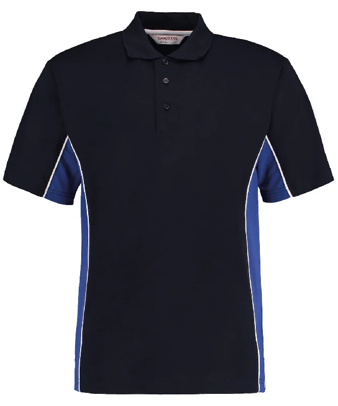 Pastel polo shirtNavy/Royal/White - Track polo (classic fit)