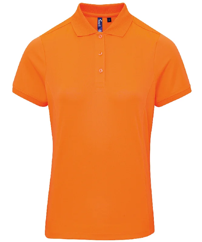 Recycled polo shirtNeon Orange - Women's Coolchecker® piqué polo