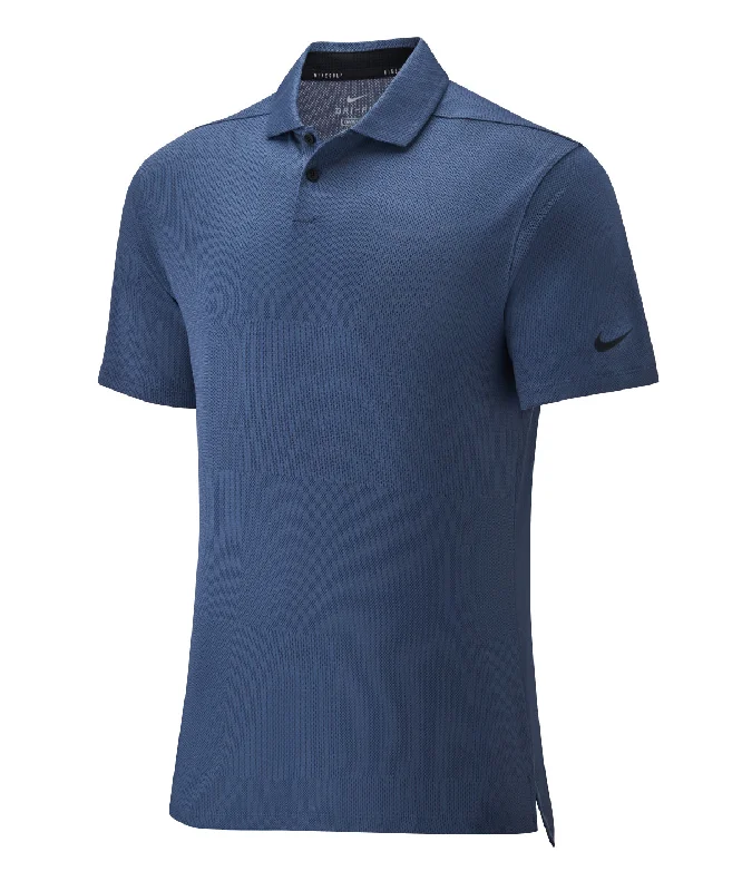 Anti-odor polo shirtObsidian/Black - Nike Dry Vapor jaquard polo