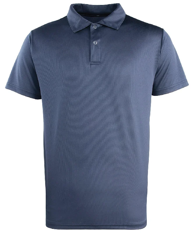 Embroidered polo shirtNavy - Coolchecker® studded polo