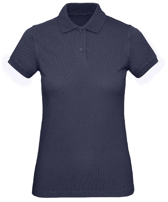 Windproof polo shirtNavy Blue - B&C Inspire Polo /women