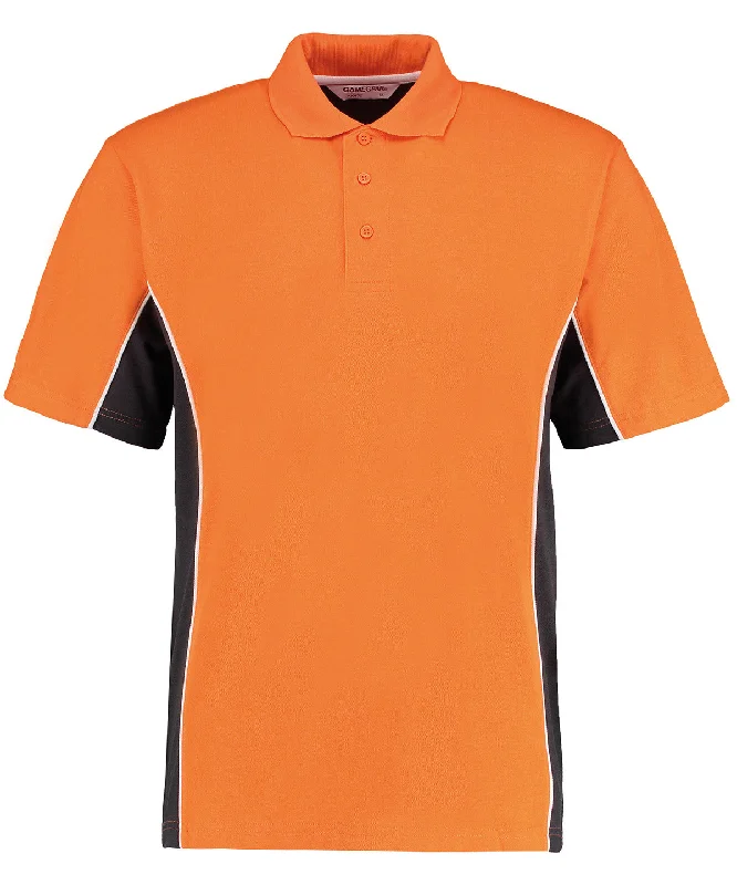 Logo polo shirtOrange/Graphite/White - Track polo (classic fit)