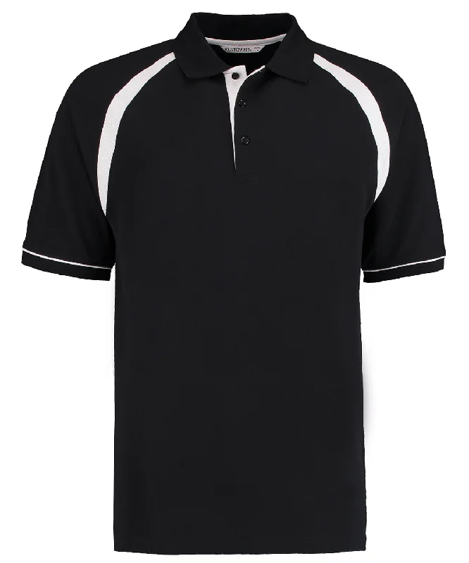 Striped polo shirtBlack/White - Oak hill polo (classic fit)