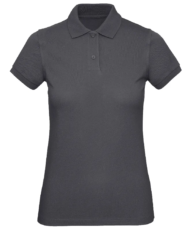 Cropped polo shirtDark Grey - B&C Inspire Polo /women