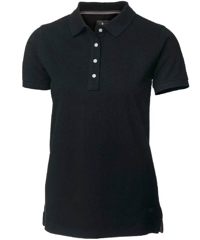 Band collar polo shirtBlack* - Women’s Yale – the luxurious classic polo