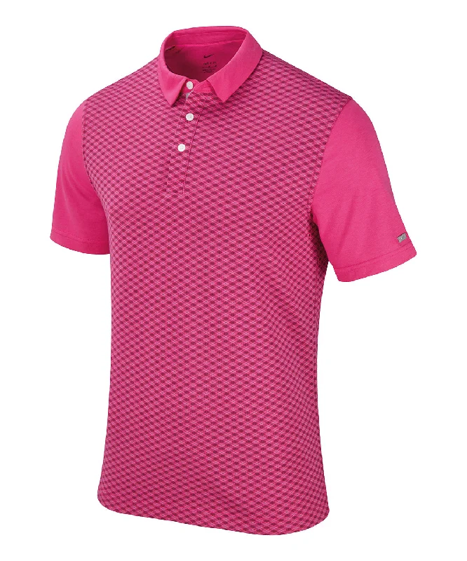 Cashmere polo shirtActive Pink/Brushed Silver - Nike Player argyle print polo