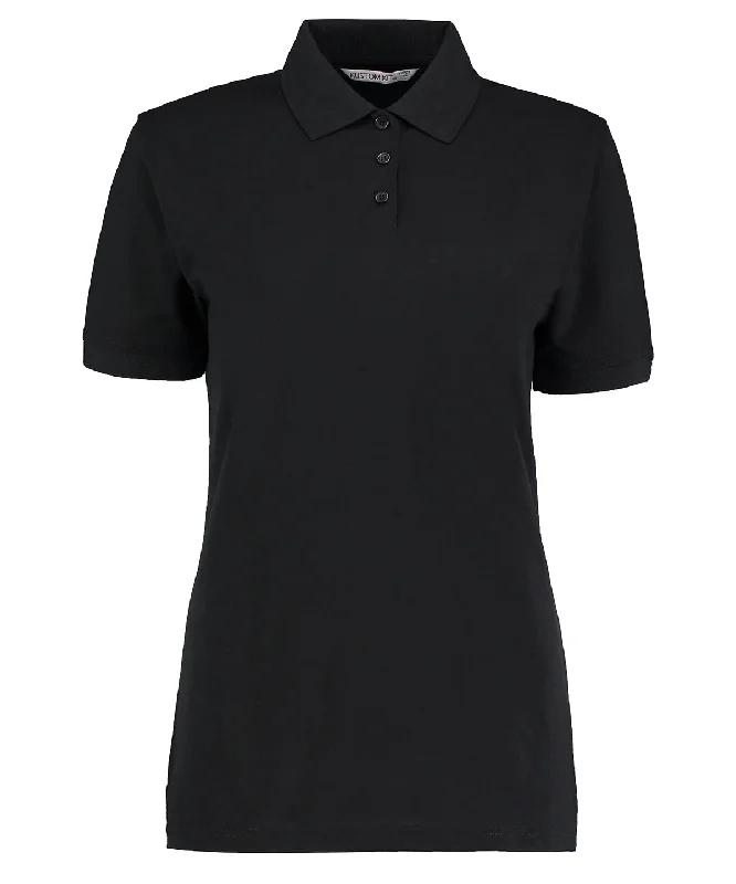 Raglan sleeve polo shirtBlack* - Klassic polo women's with Superwash® 60°C (classic fit)