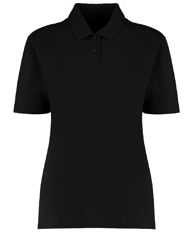 Organic polo shirtBlack - Women's workforce polo (regular fit)