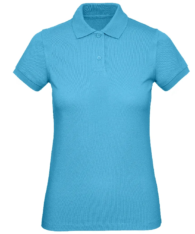 Luxury polo shirtVery Turquoise - B&C Inspire Polo /women