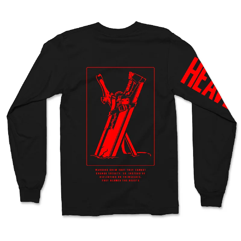 GUILTY GEAR - 'Heaven Or Hell' Long Sleeve Shirt - Black