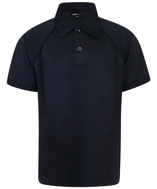 Dark polo shirtNavy/Navy - Kids piped performance polo