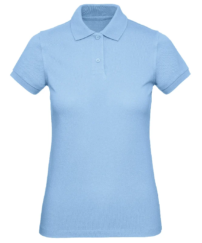 Handmade polo shirtSky Blue - B&C Inspire Polo /women