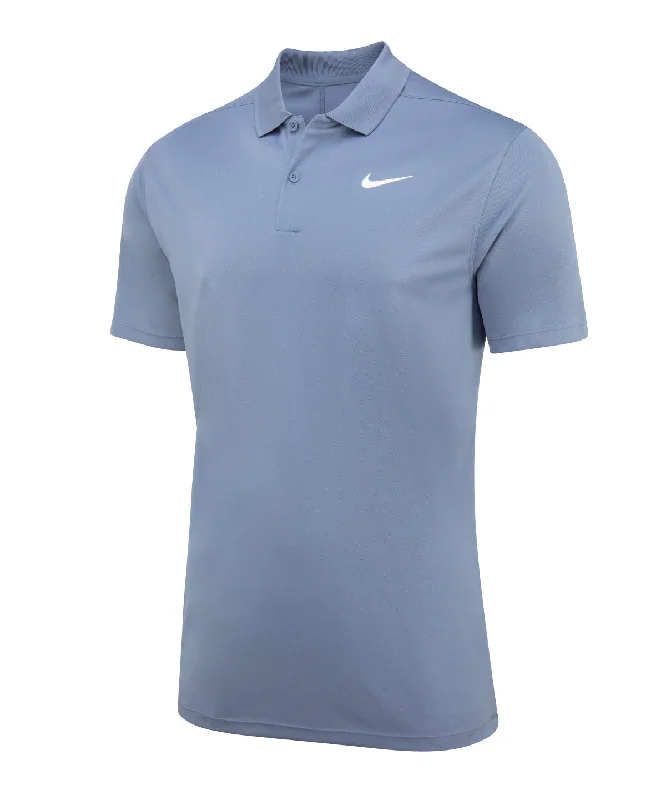 Logo polo shirtAshen Slate/White - Nike Dri-FIT victory solid polo