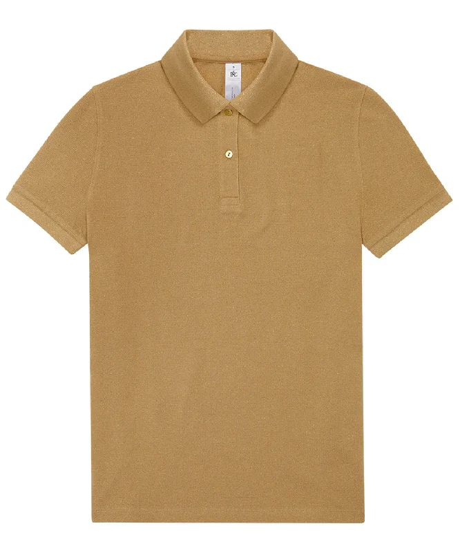 Men’s polo shirtMeta Gold - B&C My Polo 180 /Women