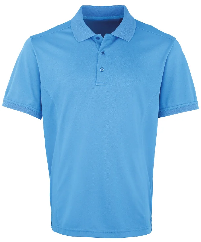 Longline polo shirtSapphire - Coolchecker® piqué polo