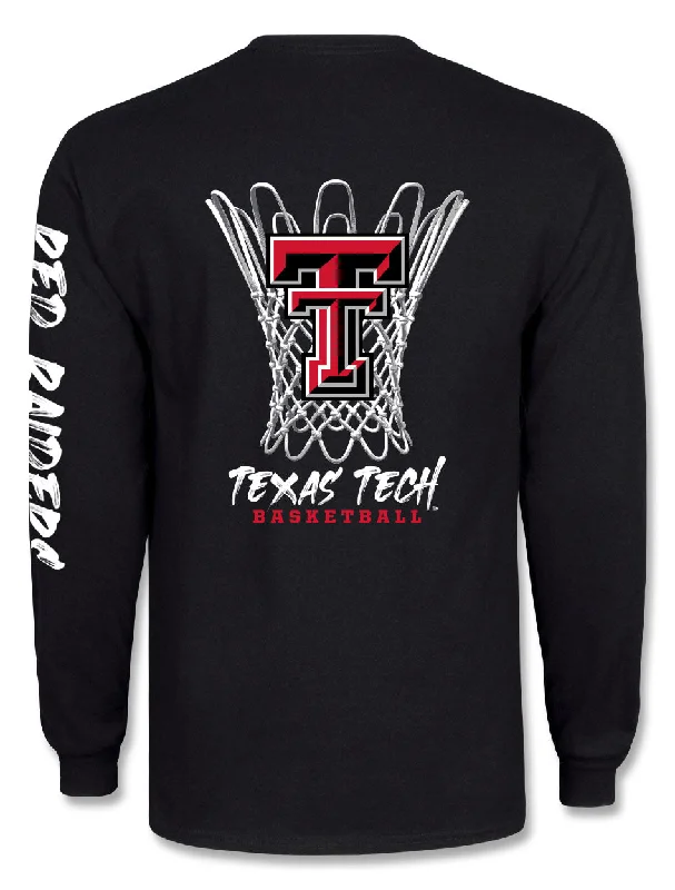 Texas Tech "Basketball Splash" Long Sleeve Shirt