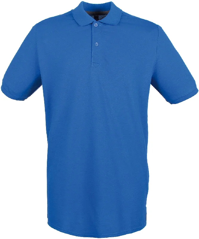 Polyester polo shirtRoyal - Micro-fine piqué polo shirt (C)