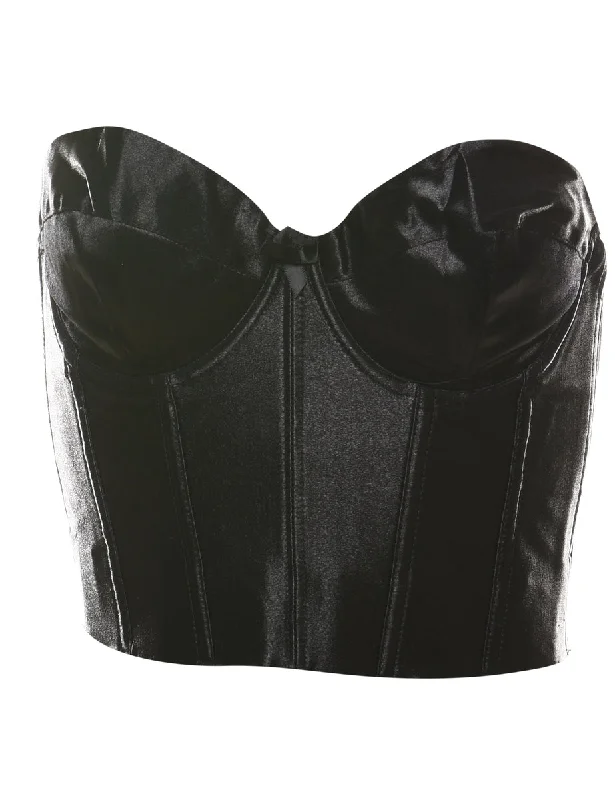 Branded JacketsBlack Classic Boned Corset - XS