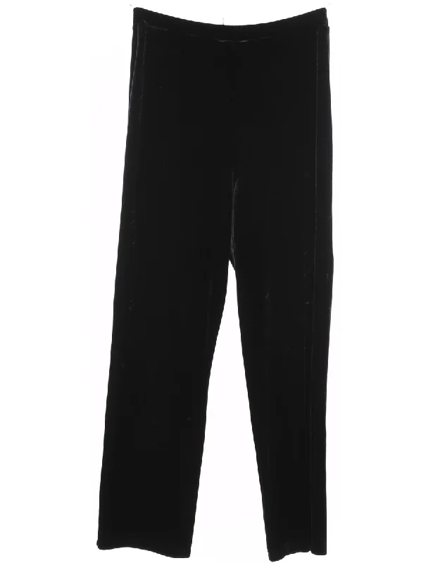 Track JacketsBlack Classic Velvet Trousers - W28 L29