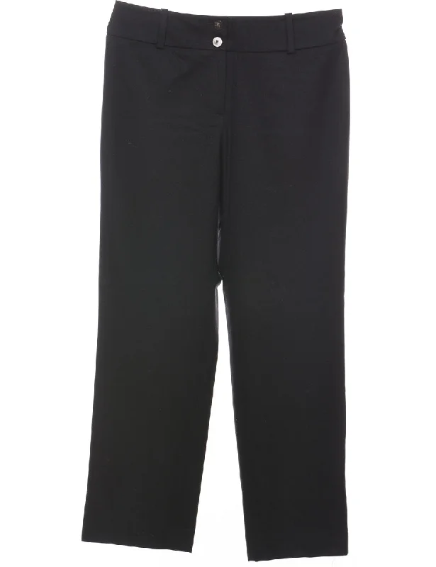 Reflective JacketsBlack Straight-Fit Trousers - W32 L30