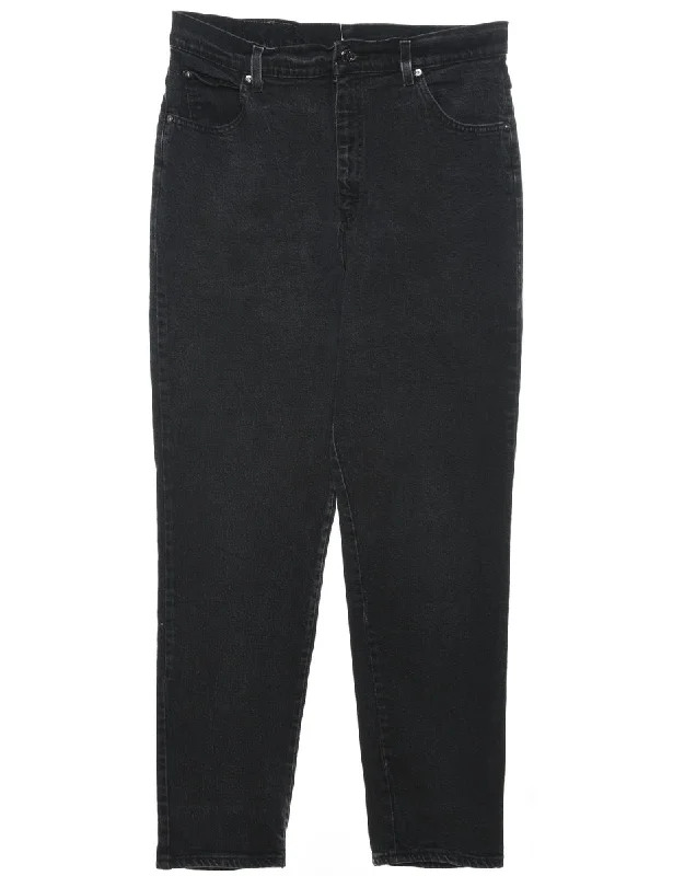 Cotton JacketsBlack Tapered Lee Jeans - W32 L31