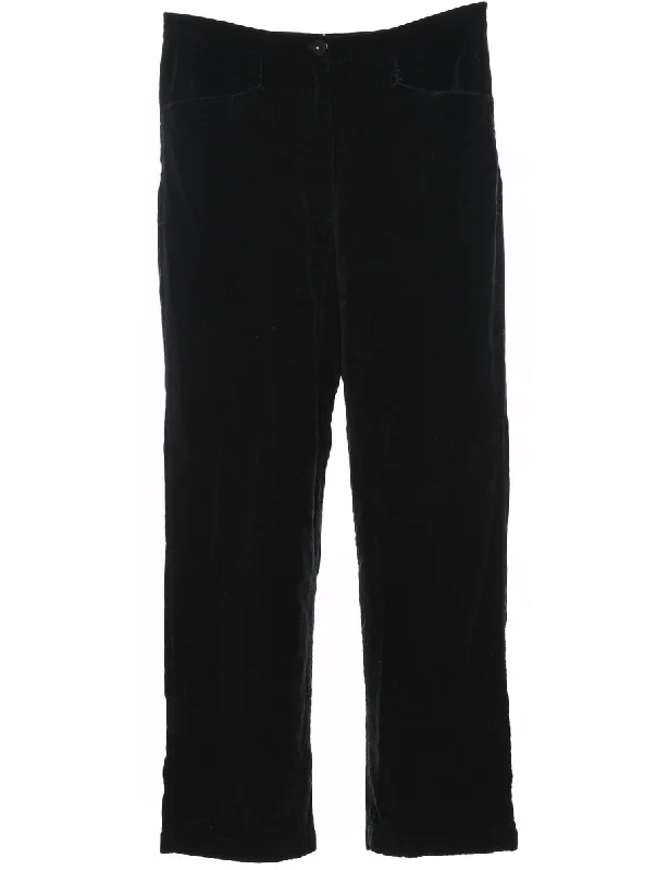 Wool JacketsBlack Velvet Trousers - W30 L29