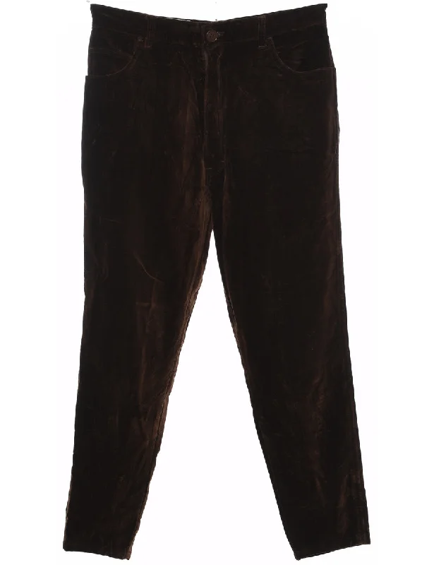 Canvas JacketsDark Brown Velvet Trousers - W32 L27