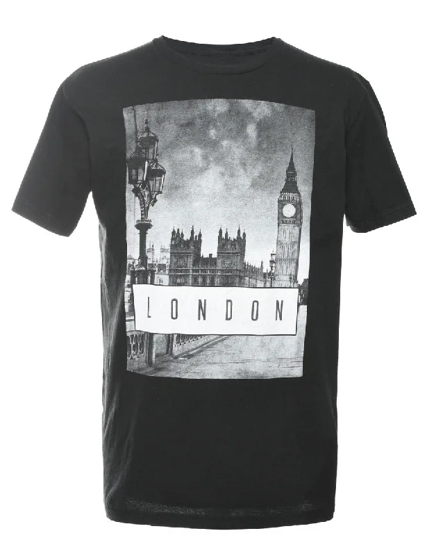 Urban JacketsLondon Printed T-shirt - L