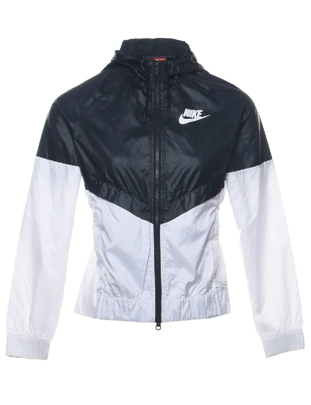 Leather-Paneled JacketsNike Hooded Jacket - XS